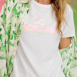 White Graphic Tee - wicked